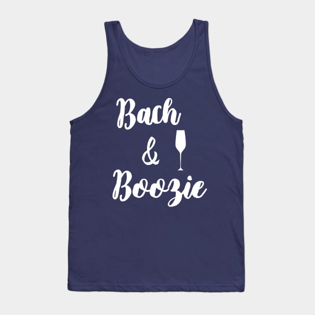 Bachelorette Party Squad - Bach Boozy Boozie Bride & Boujee Tank Top by WassilArt